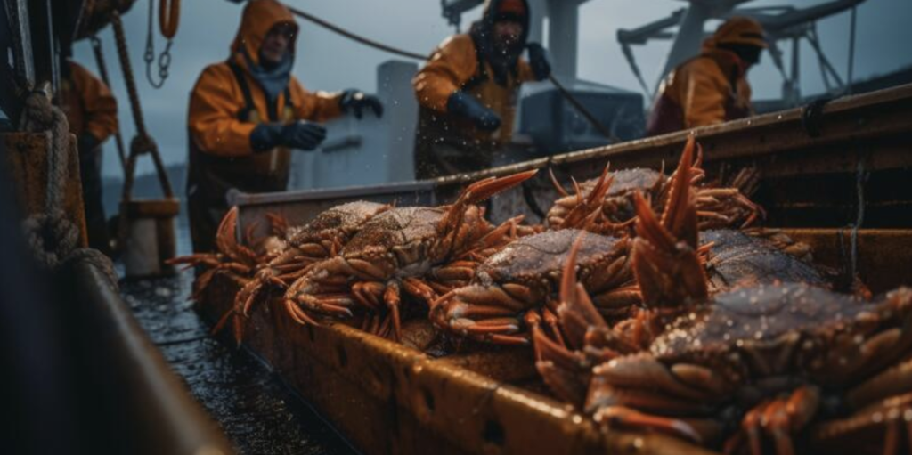 CRAB FISHING SCHOOL LOCATOR TECH