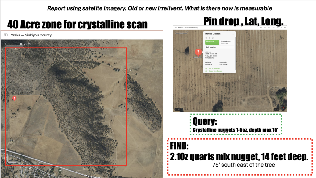 CRYSTALLINE GOLD HUNT MAPPING